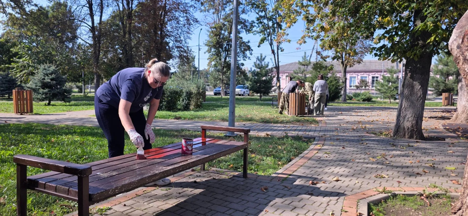В Васюринском сельском поселении прошёл субботник!