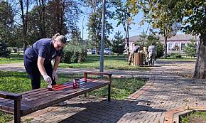 В Васюринском сельском поселении прошёл субботник!